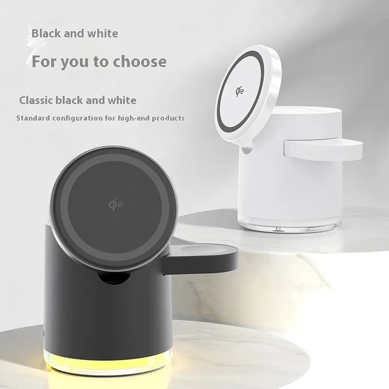 Folding Magnetic Three-in-one Wireless Charger - Bellarte Enchanté Folding Magnetic Three-in-one Wireless Charger